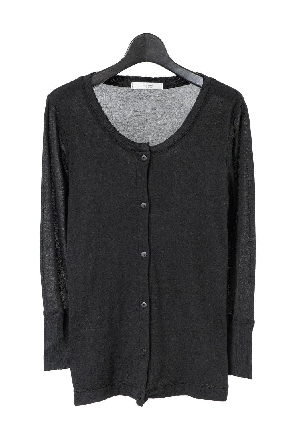 クリステンセンテンドゥノルドカシミア・カーディガン&ワンピース・美品 KristenseN DU NORD/Cotton Jersey 3/4 Long Sleeve Cardigan – boutiqueW