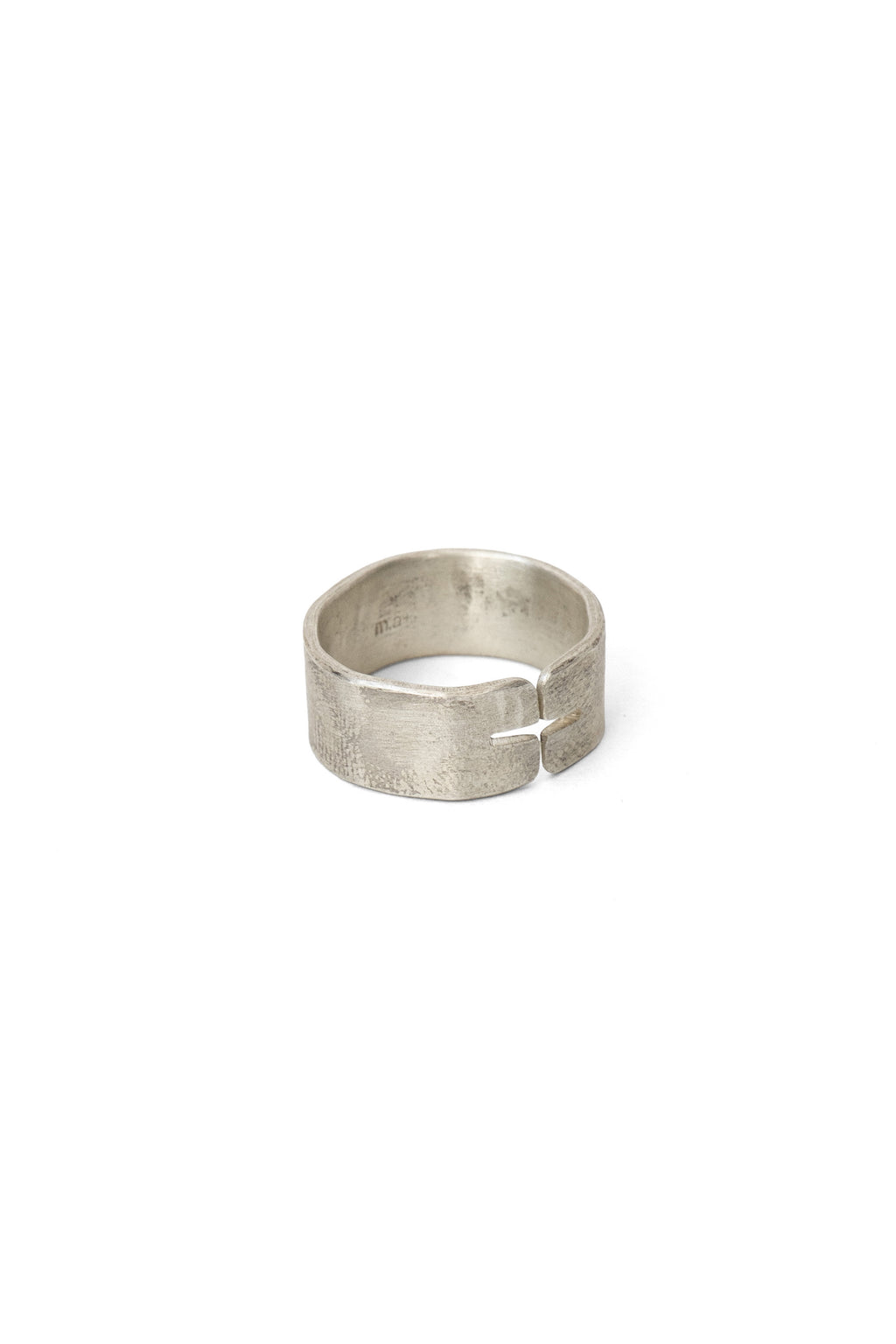 m.a+/AG2-5 AG 5mm silver cross ring – boutiqueW