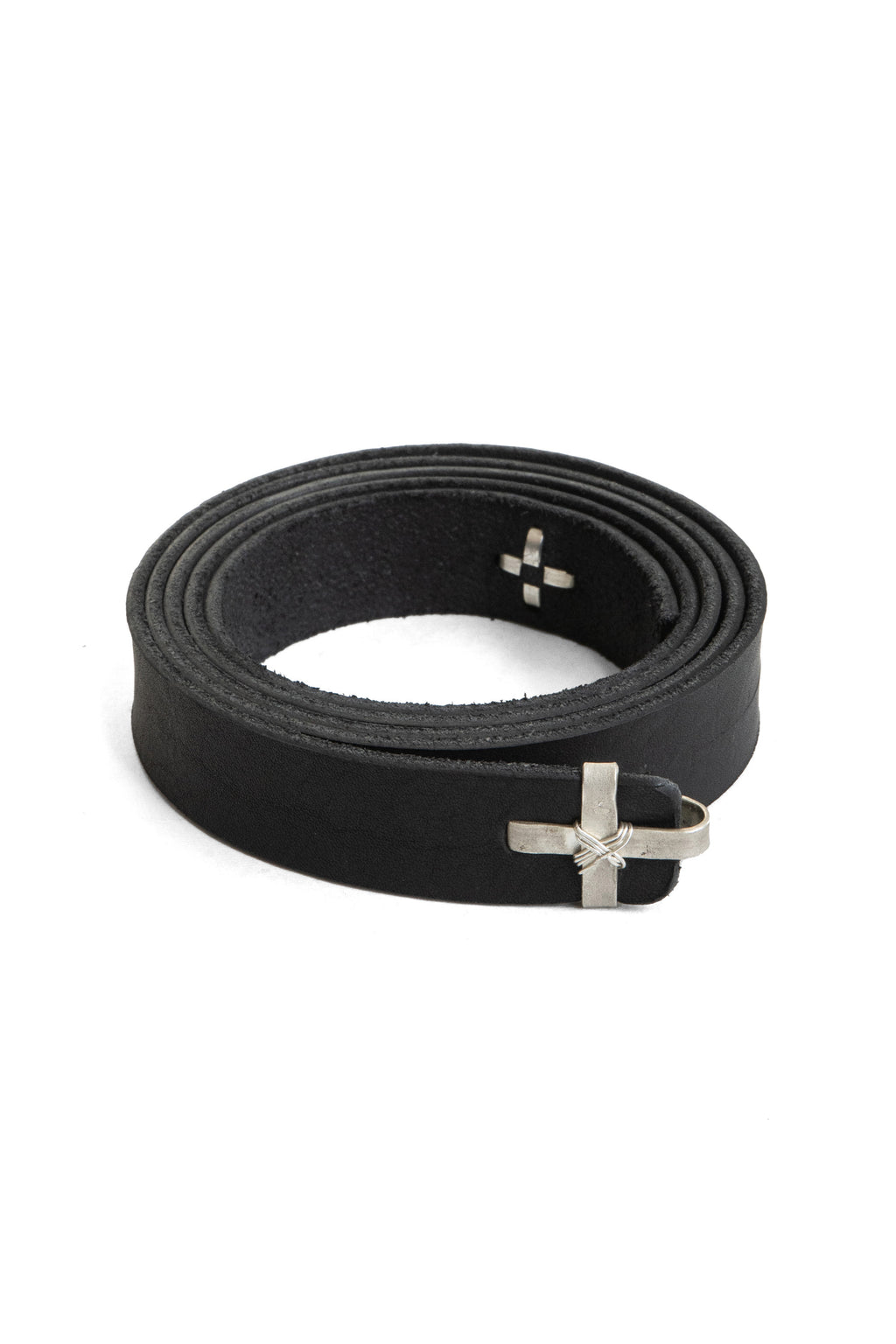 m.a+/EX1B VA 2,0 cross buckle thin clean belt – boutiqueW