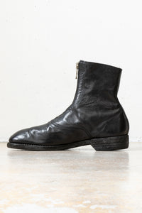 GUIDI/210 SOFT HORSE FRONT ZIP ARMY BOOTS (Femme)