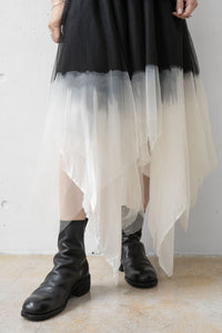 MARC LE BIHAN/3-Layer Tye Dye Skirt