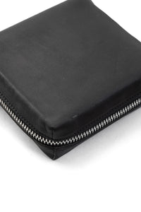 小物 m.a+ small wallet hide-m | M.A+ Maurizio Amadei Origami Wallet W7, black cow