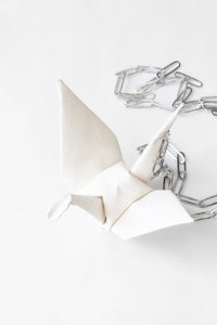 taichimurakami/TSURU Collier Origami AVEC CHAÎNE SV925