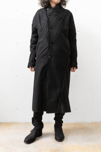 Leon Emanuel Blanck ディストーションロングカーディガン 40 Leon Emanuel Blanck/DISTORTION OVERCOAT – boutiqueW