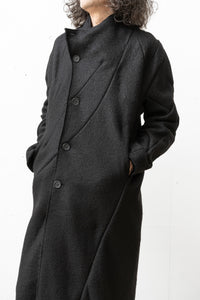 Leon Emanuel Blanck ディストーションロングカーディガン 40 Leon Emanuel Blanck/DISTORTION OVERCOAT – boutiqueW