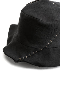 m.a+/AW306/CM* UVS silver staple stitched med. brim hat