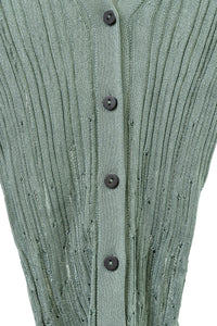ISABEL BENENATO/Raw Edge Sheer Cardigan (Femme) – boutiqueW