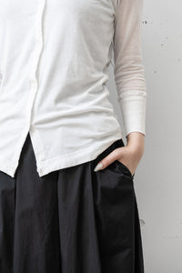 KristenseN DU NORD/Cotton Jersey 3/4 Long Sleeve Cardigan – boutiqueW