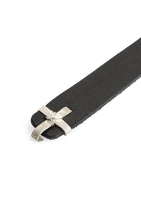 m.a+/EX1B VA 2,0 cross buckle thin clean belt – boutiqueW