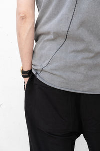 thom/krom Back Stitch Raw Edge T-shirt (Homme) – boutiqueW