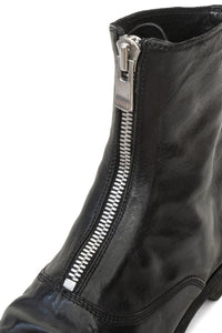 靴 GUIDI 210 SOFT HORSE FRONTZIP ARMY BOOTS GUIDI Women's 210 Soft Horse Leather Front Zip Boots Black 37.5