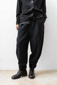 Aleksandr Manamis/VELOUR CUFFED OVAL PANTS (Femme) – boutiqueW