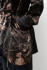 Aleksandr Manamis/Velvet Floral Double Breasted Jacket(Femme