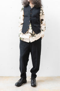 Aleksandr Manamis/WOOL BACK BELT WAISTCOAT (Homme) – boutiqueW