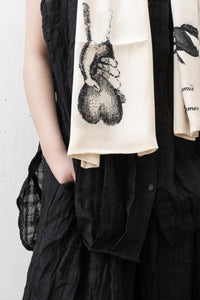 Aleksandr Manamis/NOIR NOIR SCARF – boutiqueW