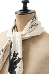 Aleksandr Manamis/NOIR NOIR HANDKERCHIEF SCARF – boutiqueW