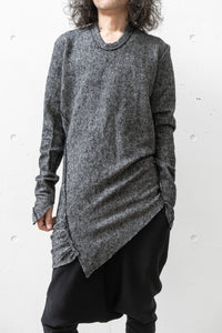 MARC LE BIHAN 変形 ロング丈 ペイント Tシャツ 52 フランス製 MARC LE BIHAN/TWISTED CHERIL LONG SLEEVE T-SHIRT (Homme) – boutiqueW