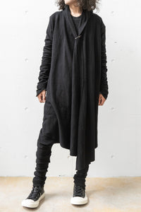 MARC LE BIHAN/ASYMMETRIC HOODED CARDIGAN (Homme) – boutiqueW