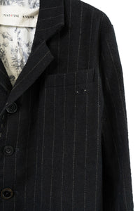 A TENTATIVE ATELIER/Stripes Handstitch Jacket – boutiqueW