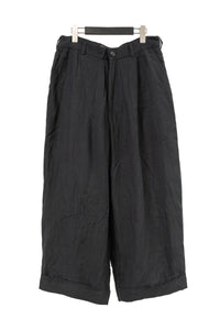 Aleksandr Manamis ボタニカルショーツ Aleksandr Manamis/WIDE CROP PANT (Homme) – boutiqueW