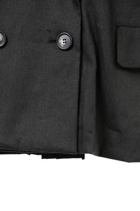 tous les deux ensemble/Stretch Linen Cropped Jacket