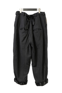 Aleksandr Manamis/VELOUR CUFFED OVAL PANTS (Femme) – boutiqueW