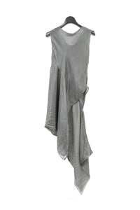 MARC LE BIHAN/PONGEE LONG PANELLED SLEEVELESS TOP (Femme) – boutiqueW