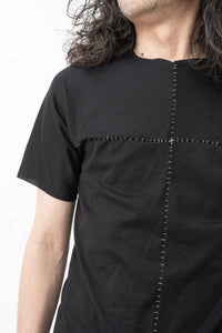 m.a+/T211C-CM JCL10 hand stitched one piece short sleeve t-shirt