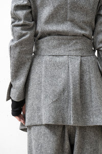 tous les deux ensemble/Wool Asymmetry Jacket