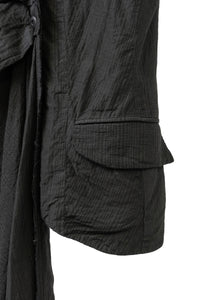 MARC LE BIHAN/Sleeveless Long Pleated Shirt Jacket