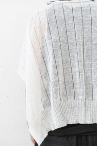 tous les deux ensemble/Cropped See-through Knit Pullover