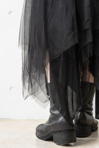 MARC LE BIHAN/3-LAYER ASYMMETRIC SKIRT(Femme) – boutiqueW
