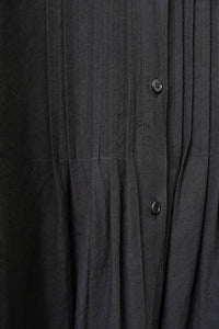 tous les deux ensemble/Cotton Linen Pintuck Long Shirt