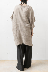 daub/AXI CAPE WITH CENTRAL COULISSE（带中央饰带的披肩