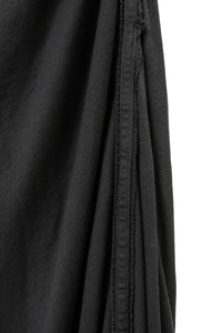 MARC LE BIHAN/Robe à manches courtes drapée long T-shirt