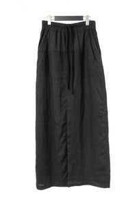 thom/krom 2 Fabrics Slit Straight Skirt