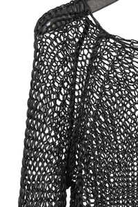 ISABEL BENENATO/Linen mesh sweater