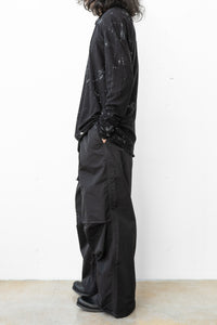 尼古拉斯-安德雷亚斯 TARALIS/变形缝扭结针织棉纱长袖T恤