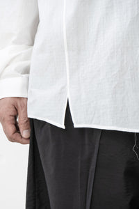 尼古拉斯-安德雷斯-塔拉利斯/手工定制柔软提花棉质薄纱宽松衬衫