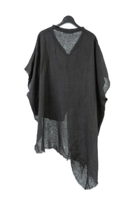 daub/AXI CAPE WITH CENTRAL COULISSE（带中央饰带的披肩