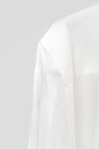 NICOLAS ANDREAS TARALIS/HAND TAILORED LONG TUNIC IN SOFT JACQUARD COTTON VOILE