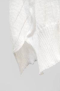 tous les deux ensemble/Cropped See-through Knit Pullover
