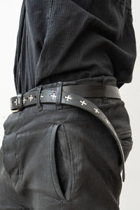 m.a+/EQ2C GR 3,0 "+" studded q buckle med belt