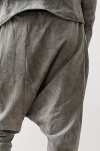 m.a+/Pants <br>P571 JME松紧腰低裆双口袋长裤