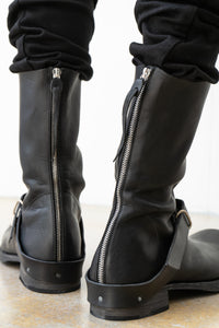 m.a+/S1C3Z VA 1,5 Goodyear Tall Buckle Back Zipper Boots (Homme)