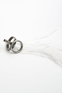 ANN DEMEULEMEESTER/Feather Ring