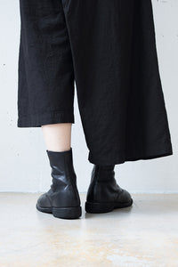 GUIDI/210 SOFT HORSE FRONT ZIP ARMY BOOTS